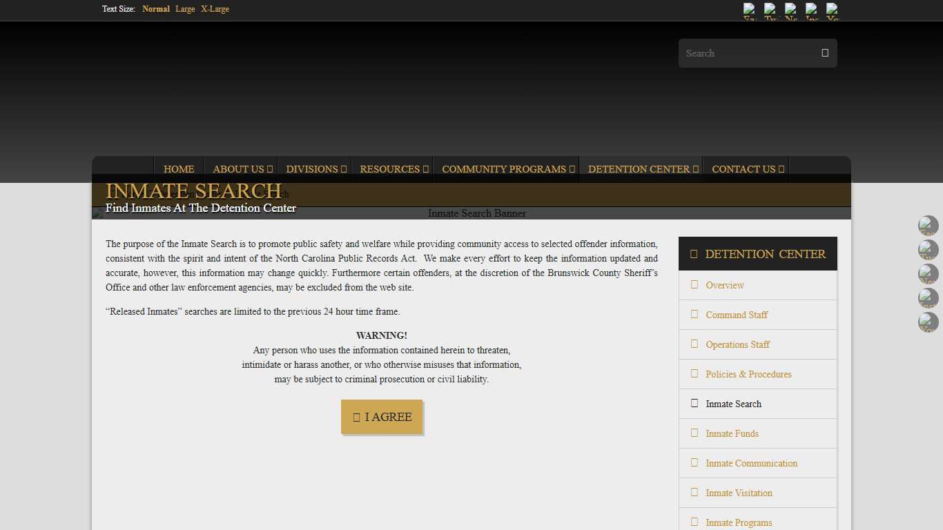 Inmate Search | Brunswick County Sheriff's Office